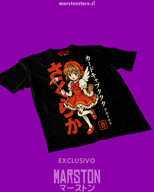 Polera negra de Sakura Card Captor
