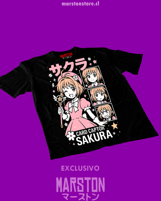 Polera negra de Sakura Card Captor