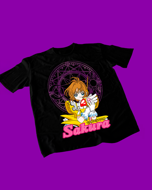 Polera negra de Sakura Card Captor