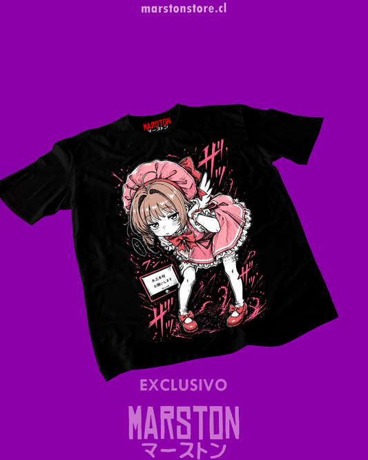 Polera negra de Sakura Card Captor