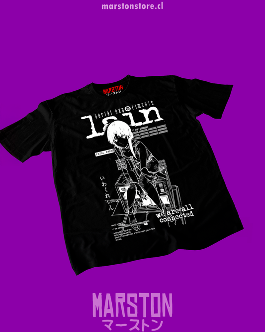 Polera negra de Serial Experiments Lain
