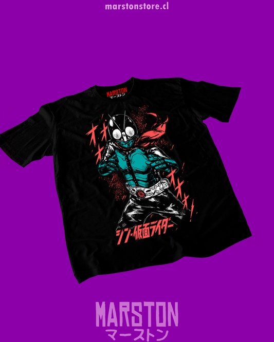 Polera negra de Shin Kamen Rider