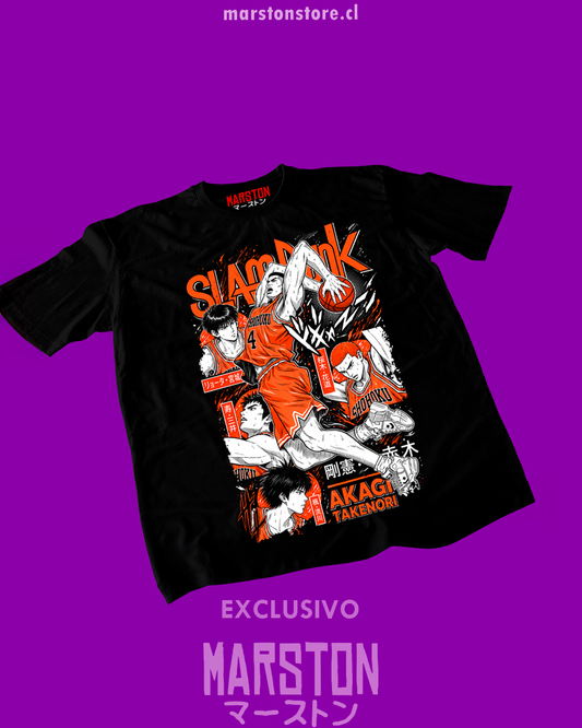Polera negra de Slam Dunk