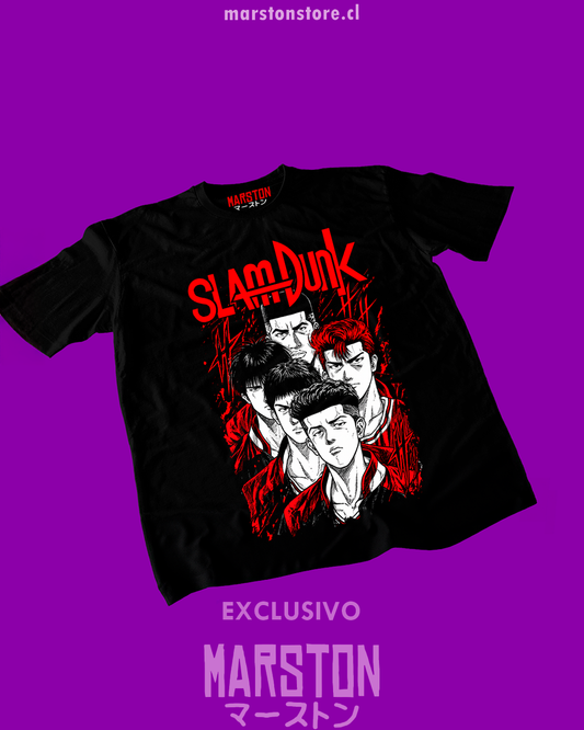 Polera negra de Slam Dunk