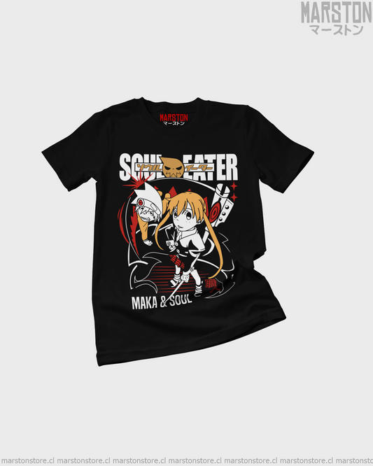 Polera negra de Soul Eater