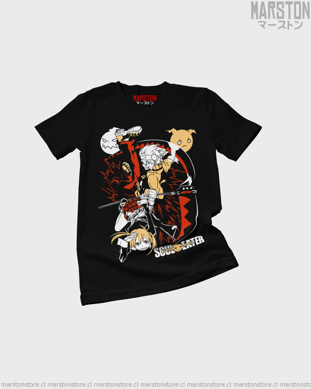 Polera negra de Soul Eater