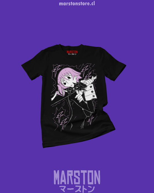 Polera negra de Soul Eater con Crona