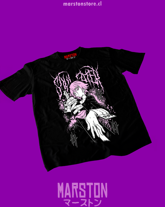 Polera negra de Soul Eater con Crona