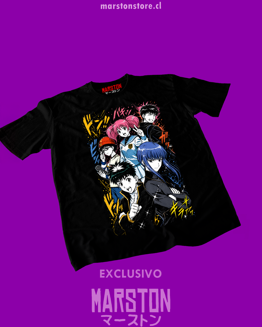 Polera negra de Tantei Gakuen Q