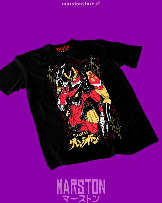 Polera negra de Tengen Toppa Gurren Lagann