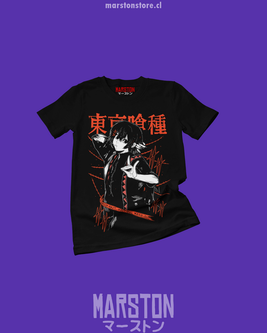 Polera negra de Tokyo Ghoul
