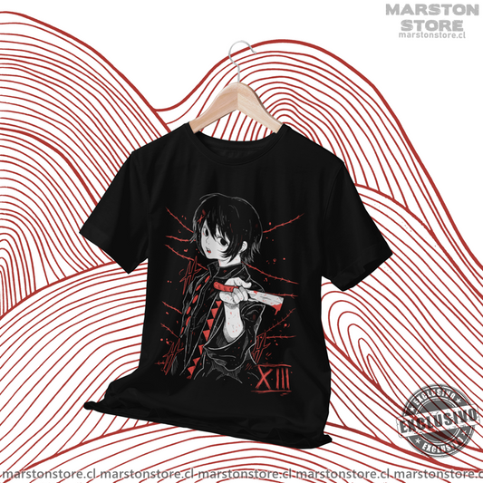 Polera negra de Tokyo Ghoul con Juuzou Suzuya