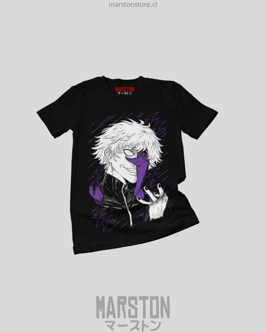 Polera negra de Tokyo Ghoul con Ken Kaneki
