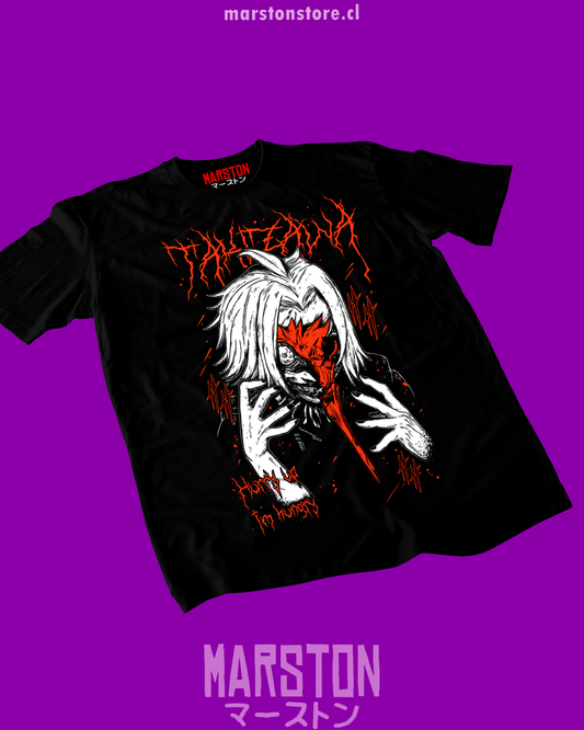 Polera negra de Tokyo Ghoul con Seidou Takizawa