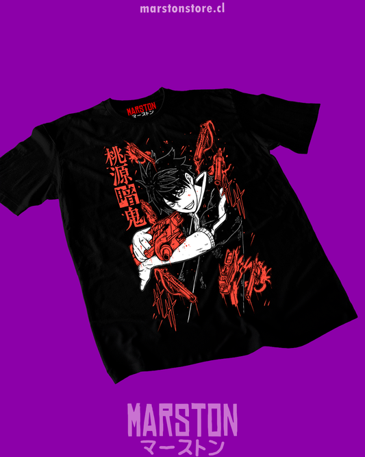 Polera negra de Tougen Anki