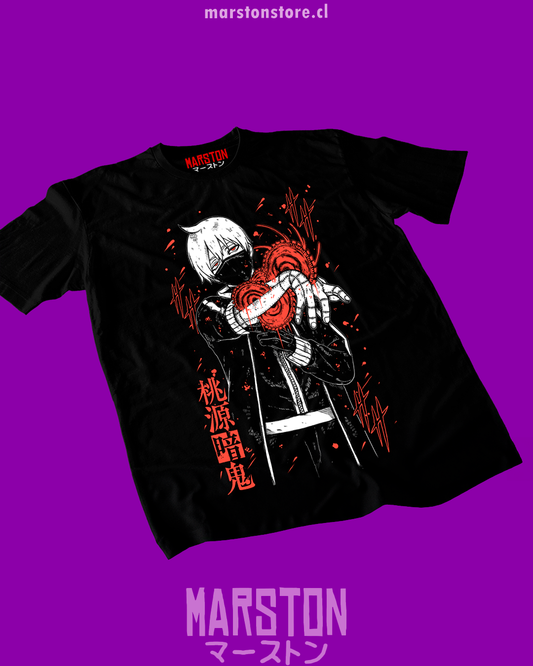 Polera negra de Tougen Anki