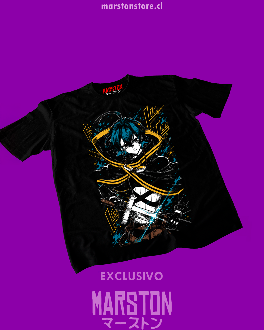 Polera negra de Tsue to Tsurugi no Wistoria