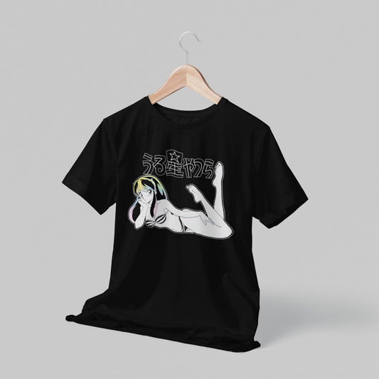Polera negra de Urusei Yatsura con Lum Invader