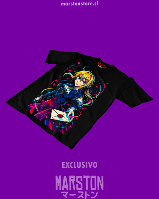 Polera negra de Violet Evergarden