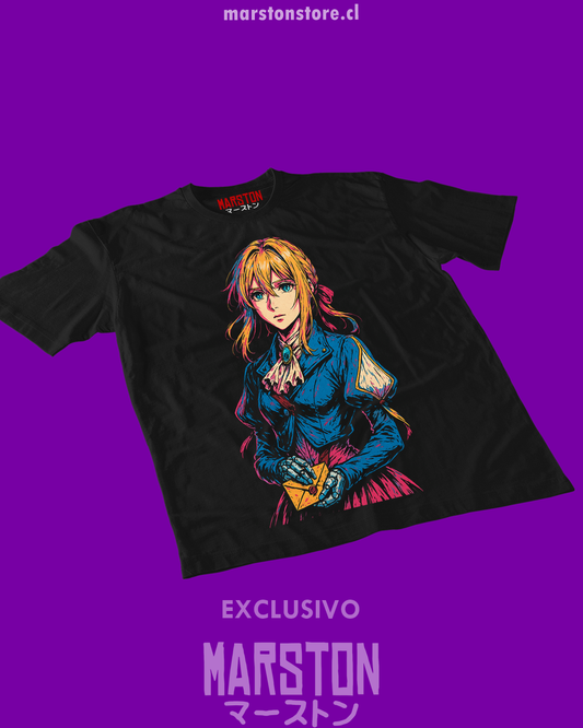 Polera negra de Violet Evergarden