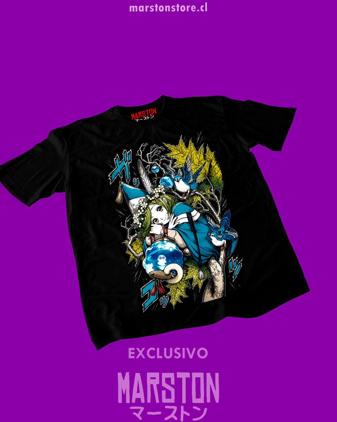 Polera negra de Witch Hat Atelier