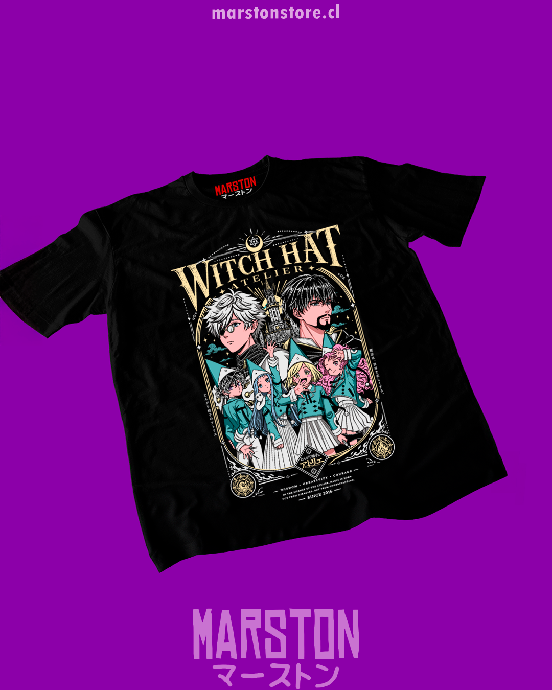Polera negra de Witch Hat Atelier