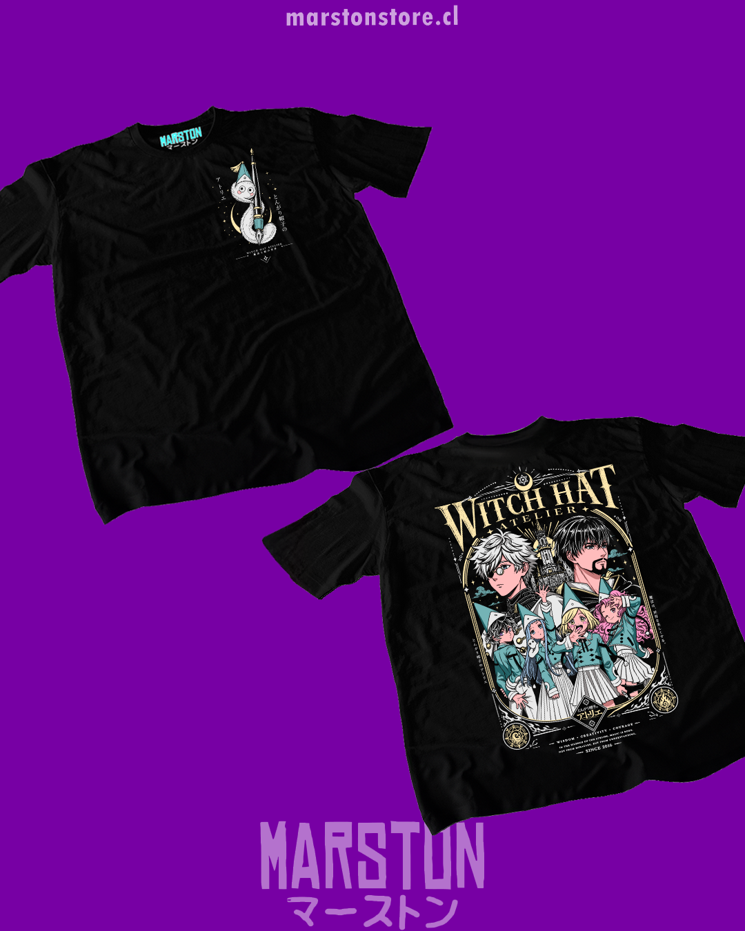Polera negra de Witch Hat Atelier