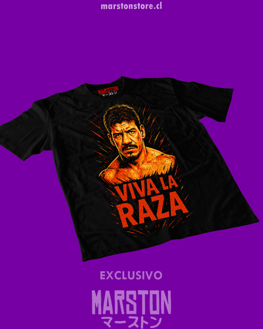 Polera negra de WWE con Eddie Guerrero, Viva La Raza