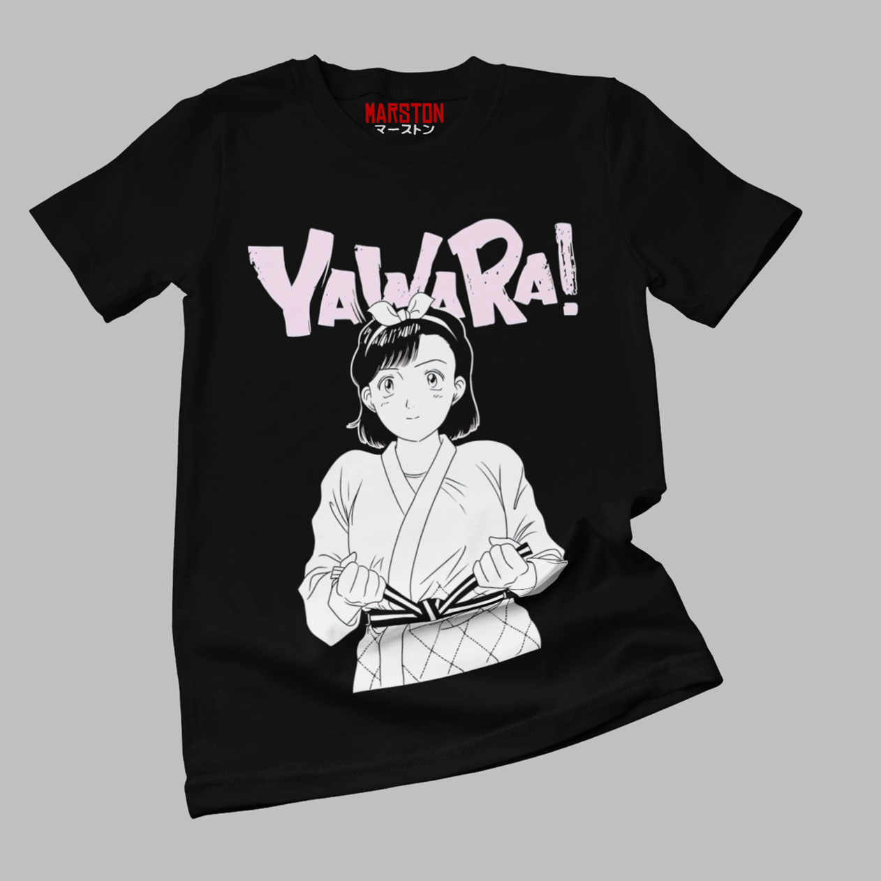 Polera negra de YAWARA!