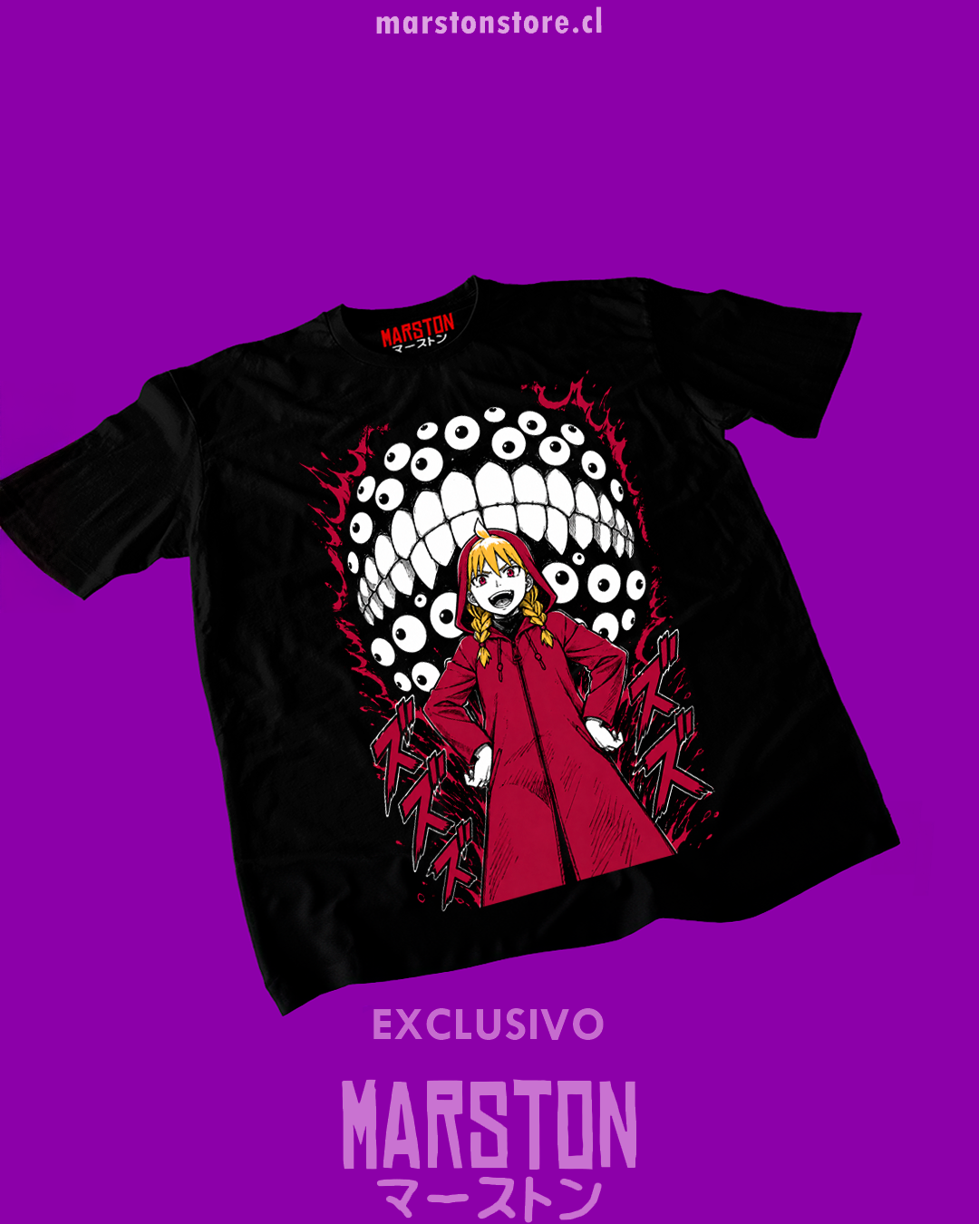 Polera negra de Yomi no Tsugai