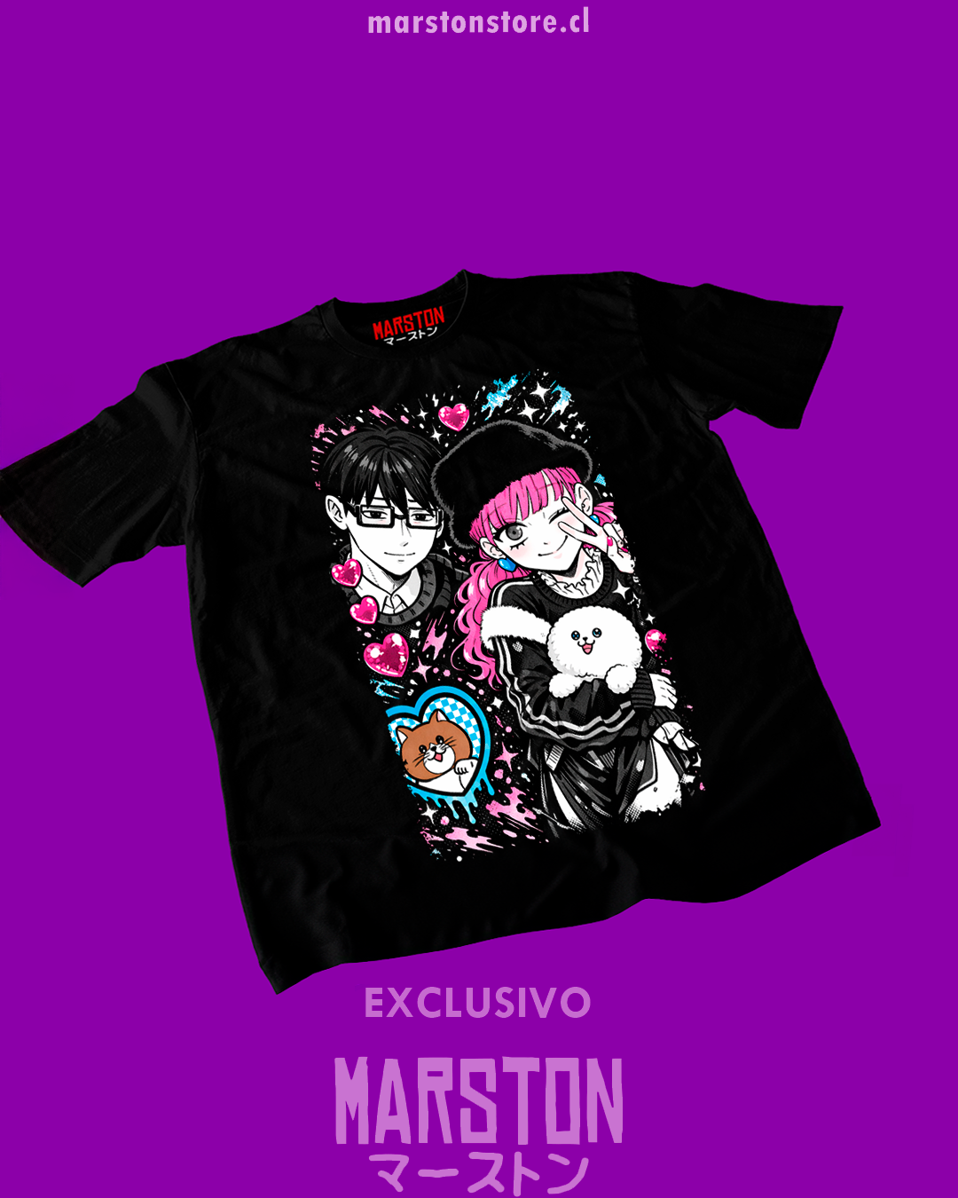 Polera negra de You and I Are Polar Opposites (Seihantai na Kimi to Boku)