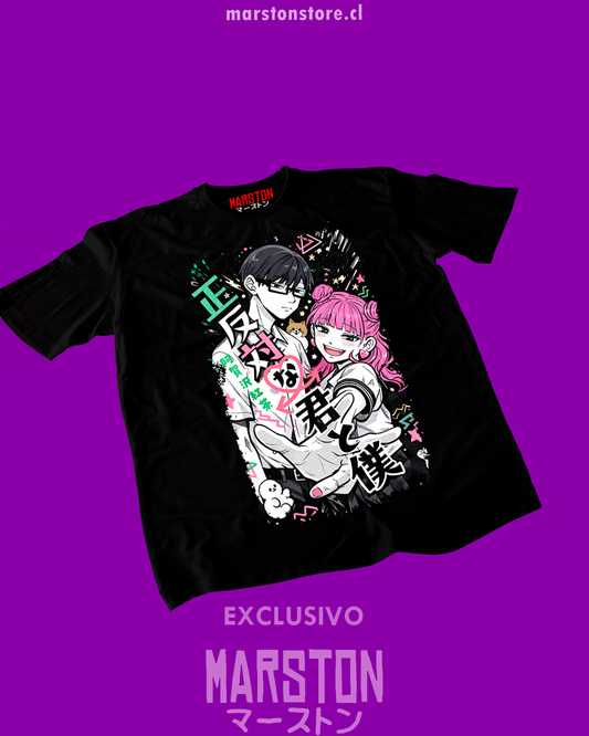 Polera negra de You and I Are Polar Opposites (Seihantai na Kimi to Boku)