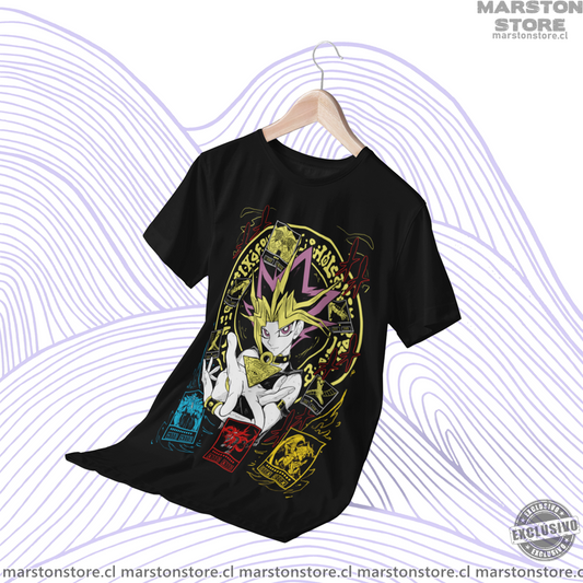 Polera negra de Yu-Gi-Oh!
