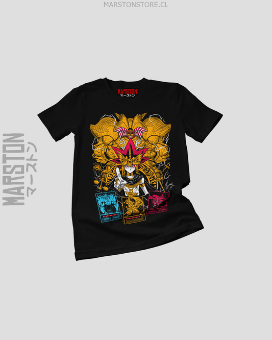 Polera negra de Yu-Gi-Oh!
