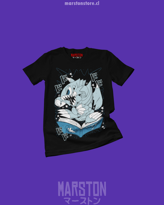Polera negra de Yu-Gi-Oh!