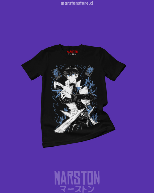 Polera negra de Yu-Gi-Oh!
