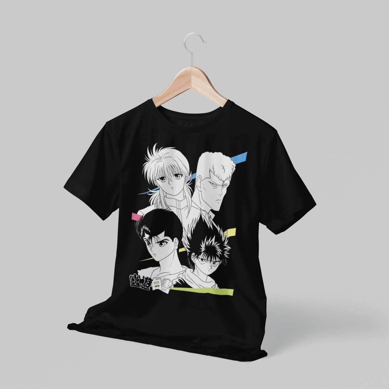 Polera negra de Yu Yu Hakusho