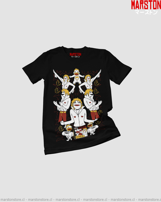 Polera negra de Zatch Bell con Parco Folgore
