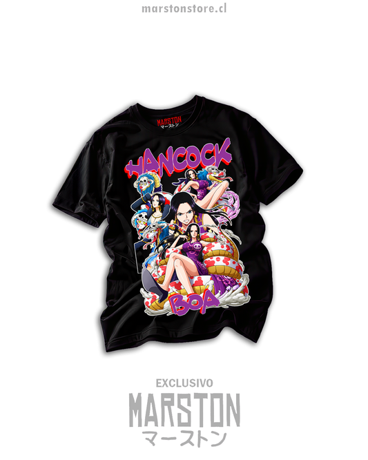 Polera negra One Piece Boa Hancock