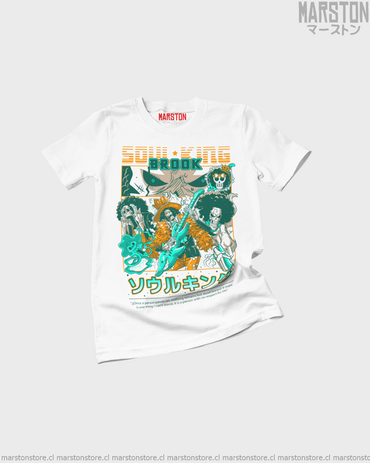 Polera One Piece con diseño de Brook