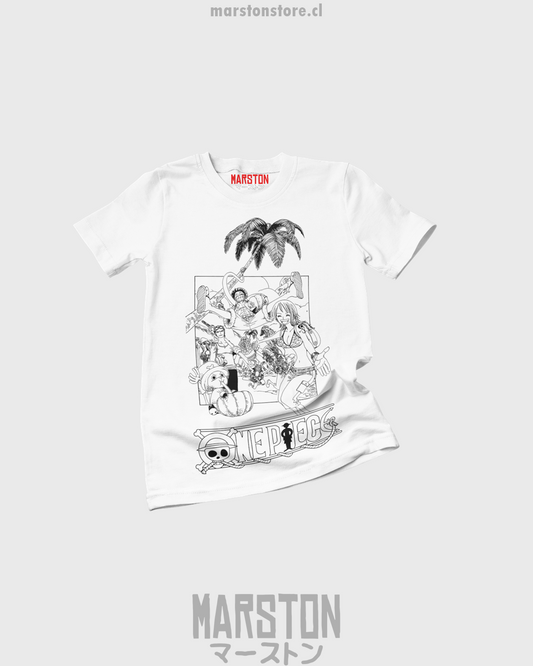 Polera One Piece con diseño inspirado en el anime