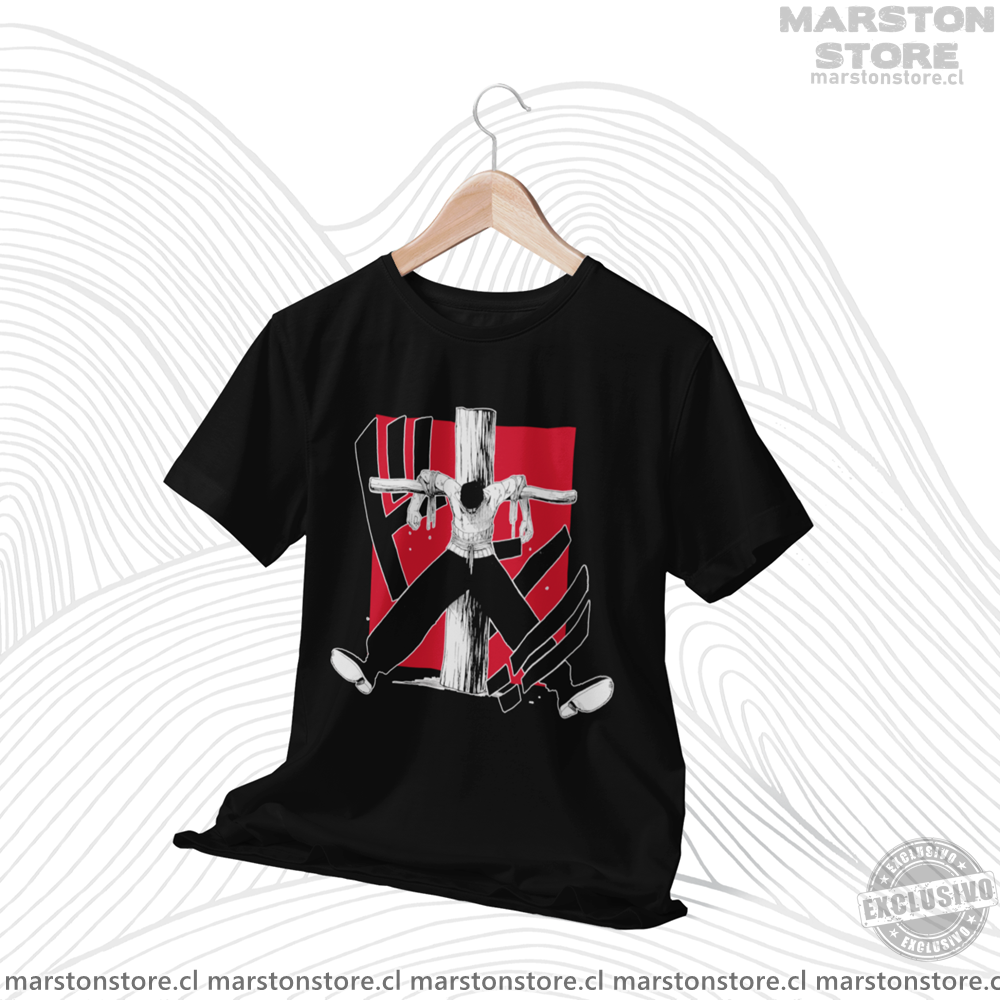 Polera negra One Piece con diseño de Roronoa Zoro