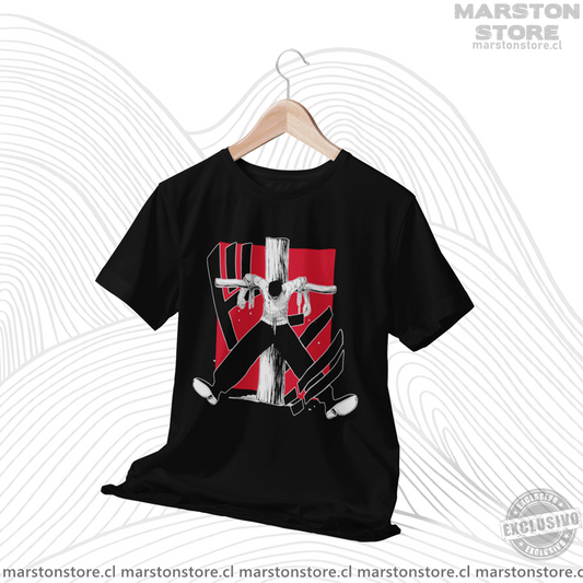 Polera negra One Piece con diseño de Roronoa Zoro
