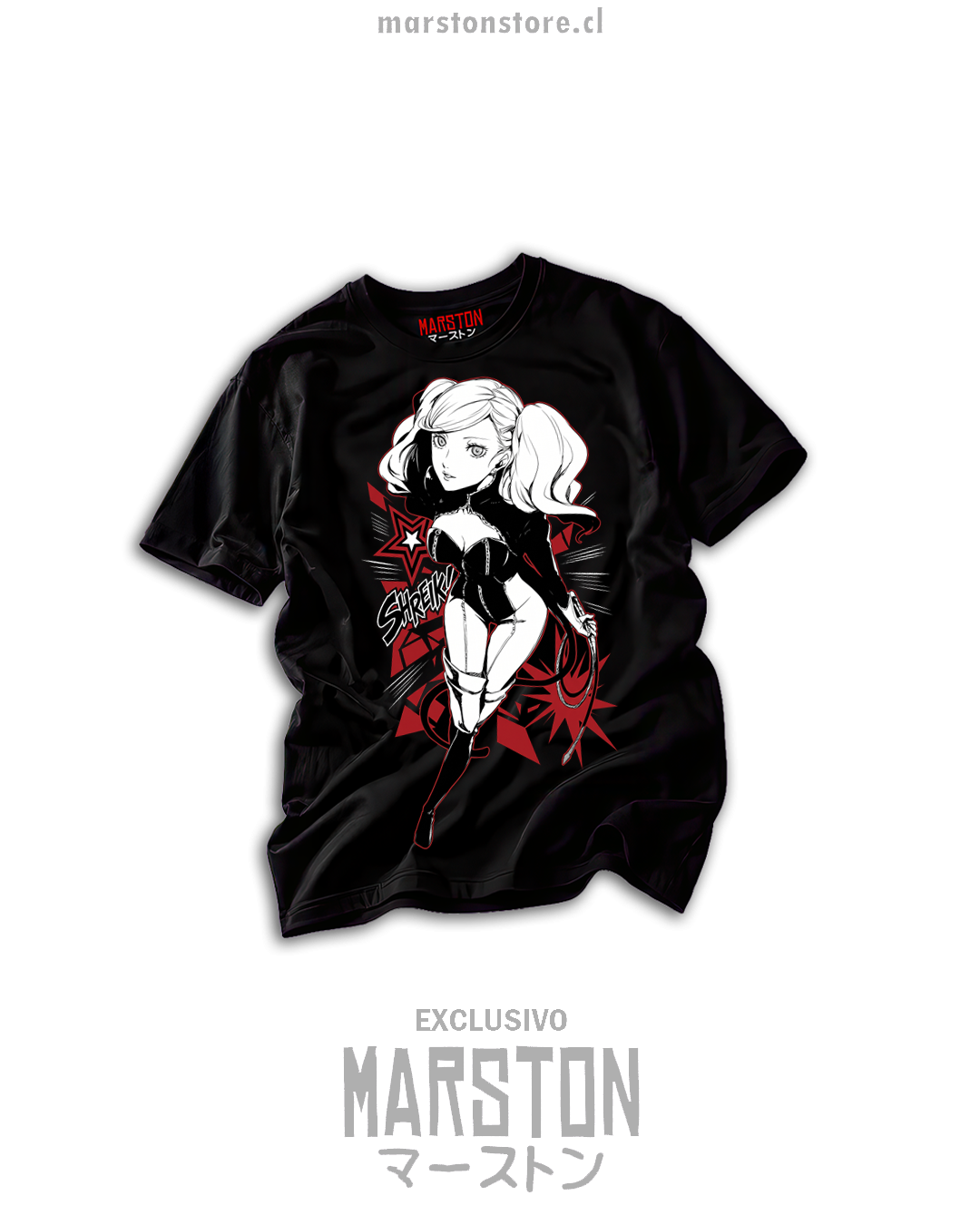 Polera negra Persona 5 con Ann Takamaki