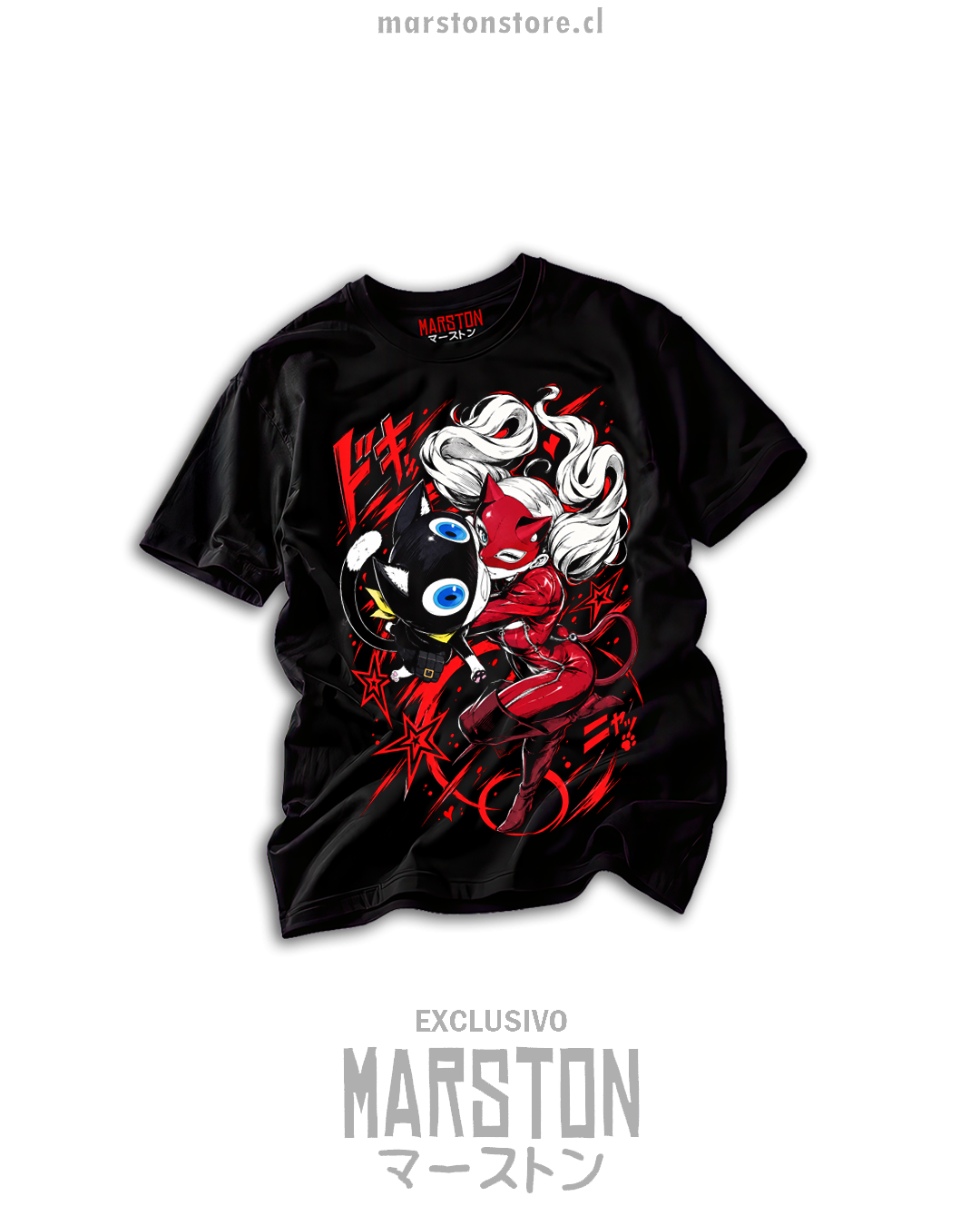 Polera Persona 5 - Ann Takamaki y Morgana