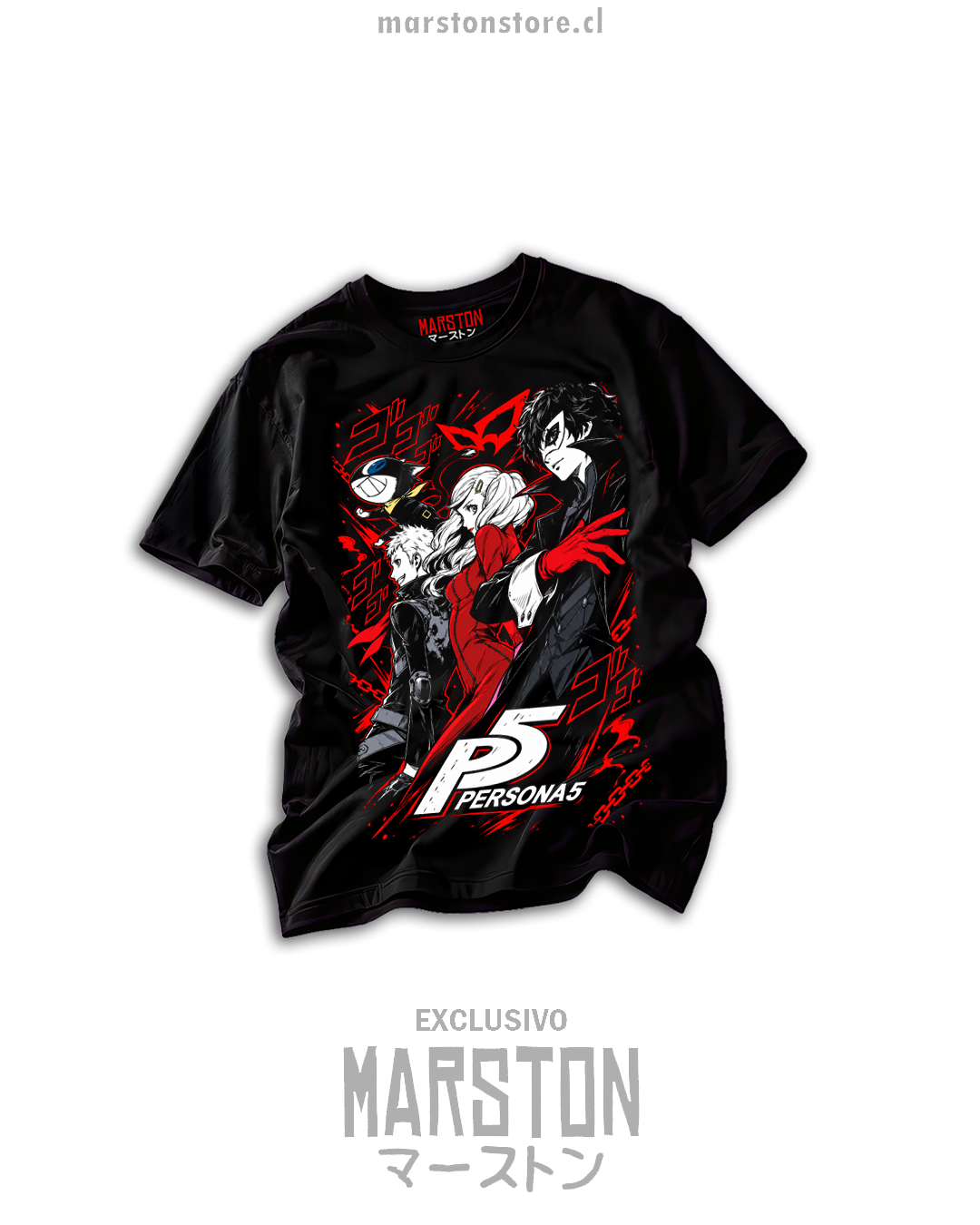 Polera Persona 5 - Joker, Ann Takamaki y Morgana
