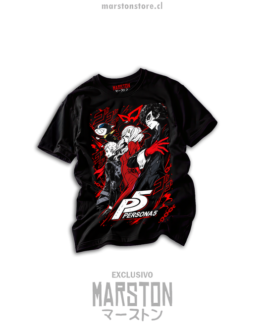 Polera Persona 5 - Joker, Ann Takamaki y Morgana