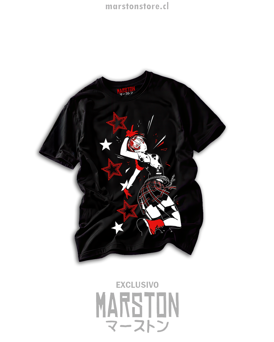 Polera negra Persona 5 Makoto Niijima