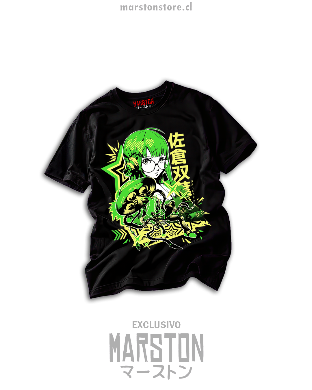 Polera negra Persona 5 Royal - Futaba Sakura