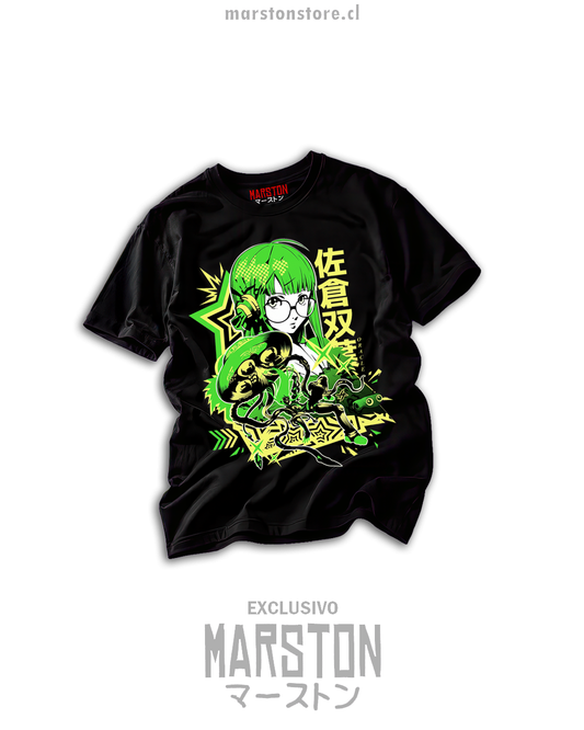 Polera negra Persona 5 Royal - Futaba Sakura